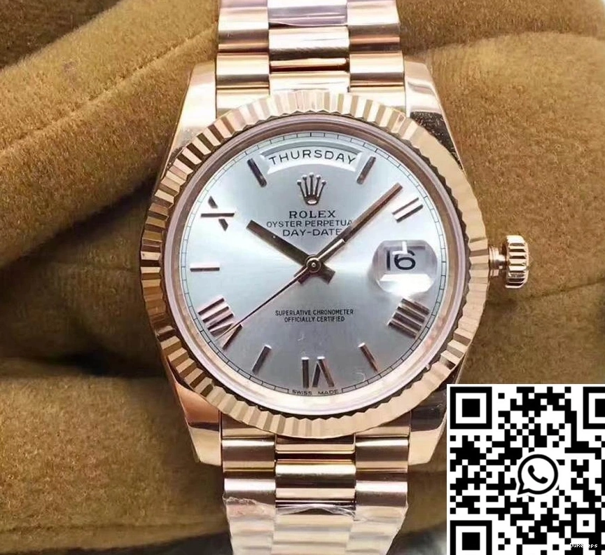 Gold 1026 Sundust Rose 40 Dial Comfortable 228235 EW 40MM Rolex Day-Date Factory 0723